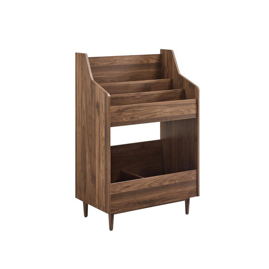 Liam Record Storage Stand Walnut