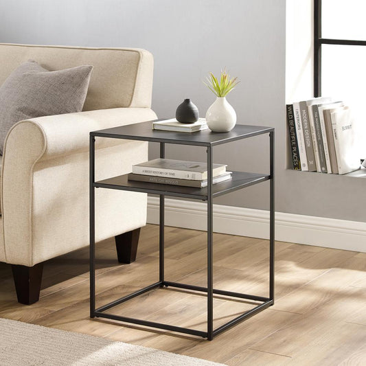 Braxton End Table Matte Black