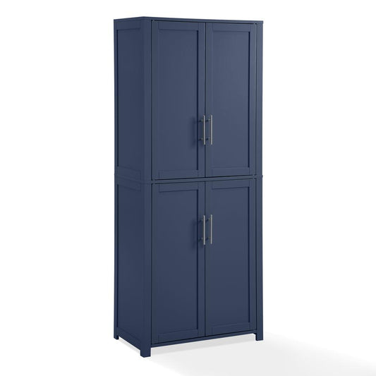 Savannah Tall Kitchen Storage Pantry Navy