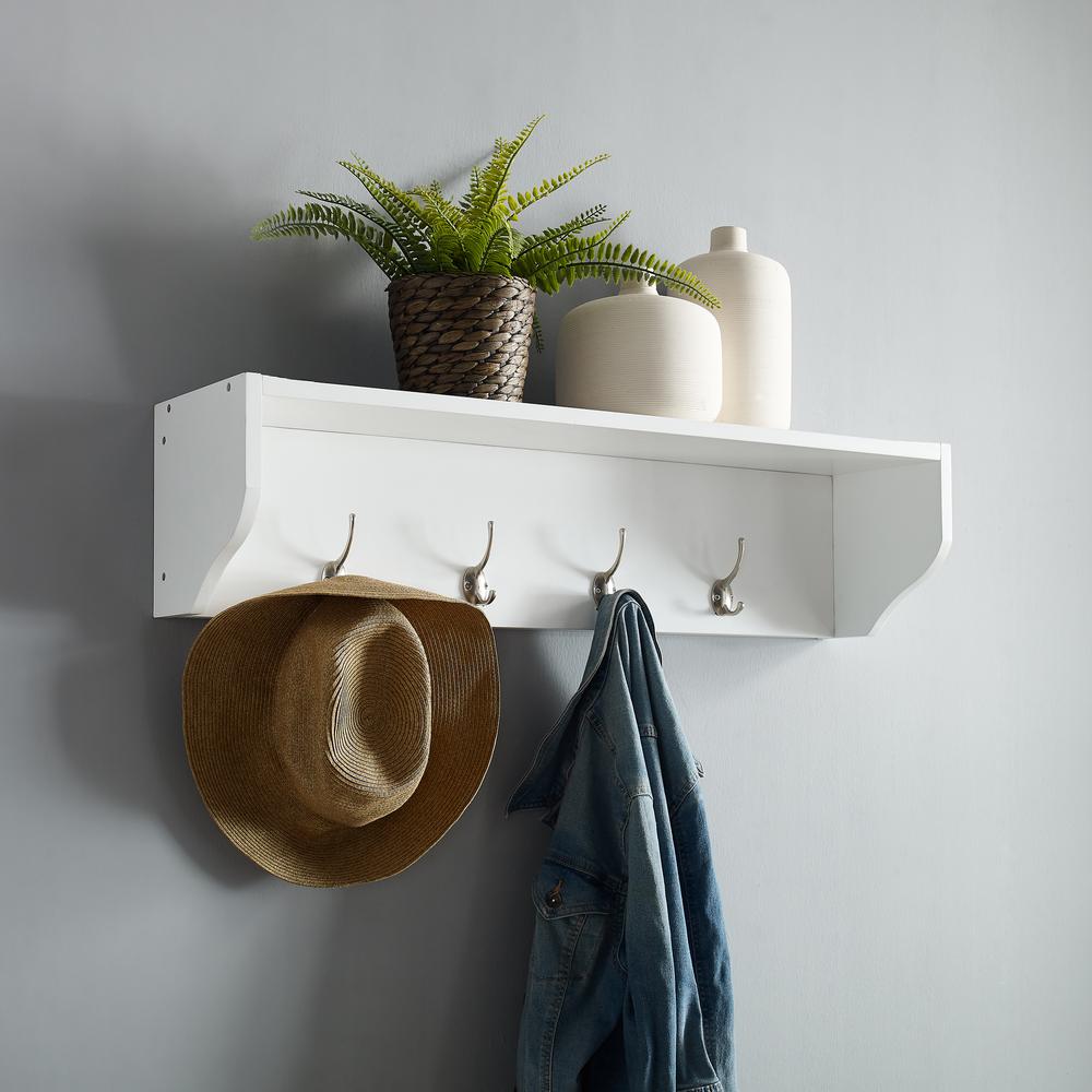 Harper Entryway Shelf White