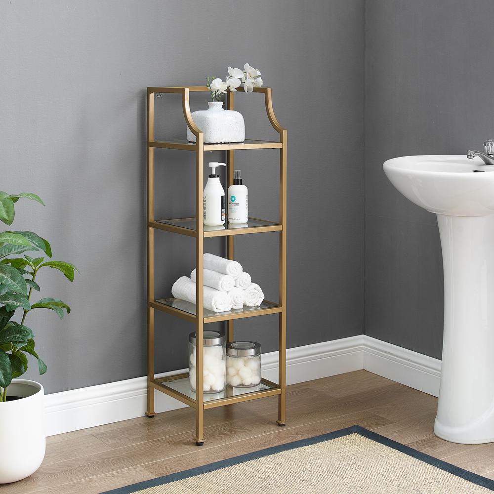 Aimee Short Etagere Soft Gold