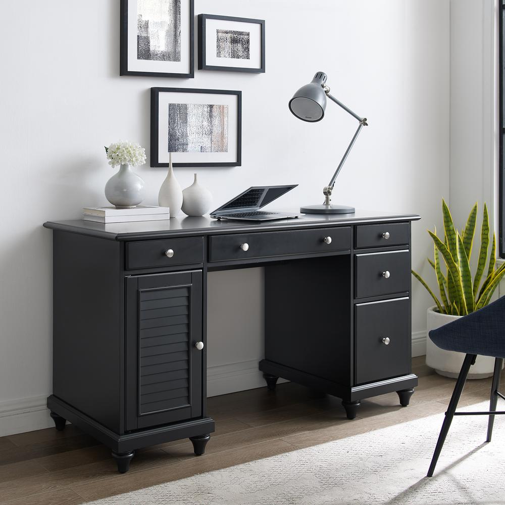 Palmetto Computer Desk Black