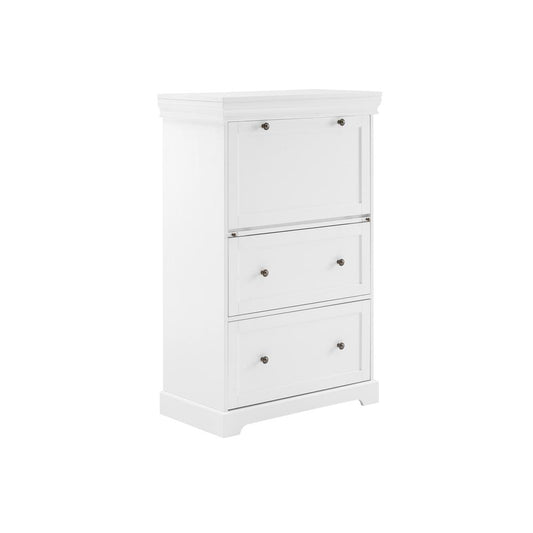 Alena Secretary Desk White