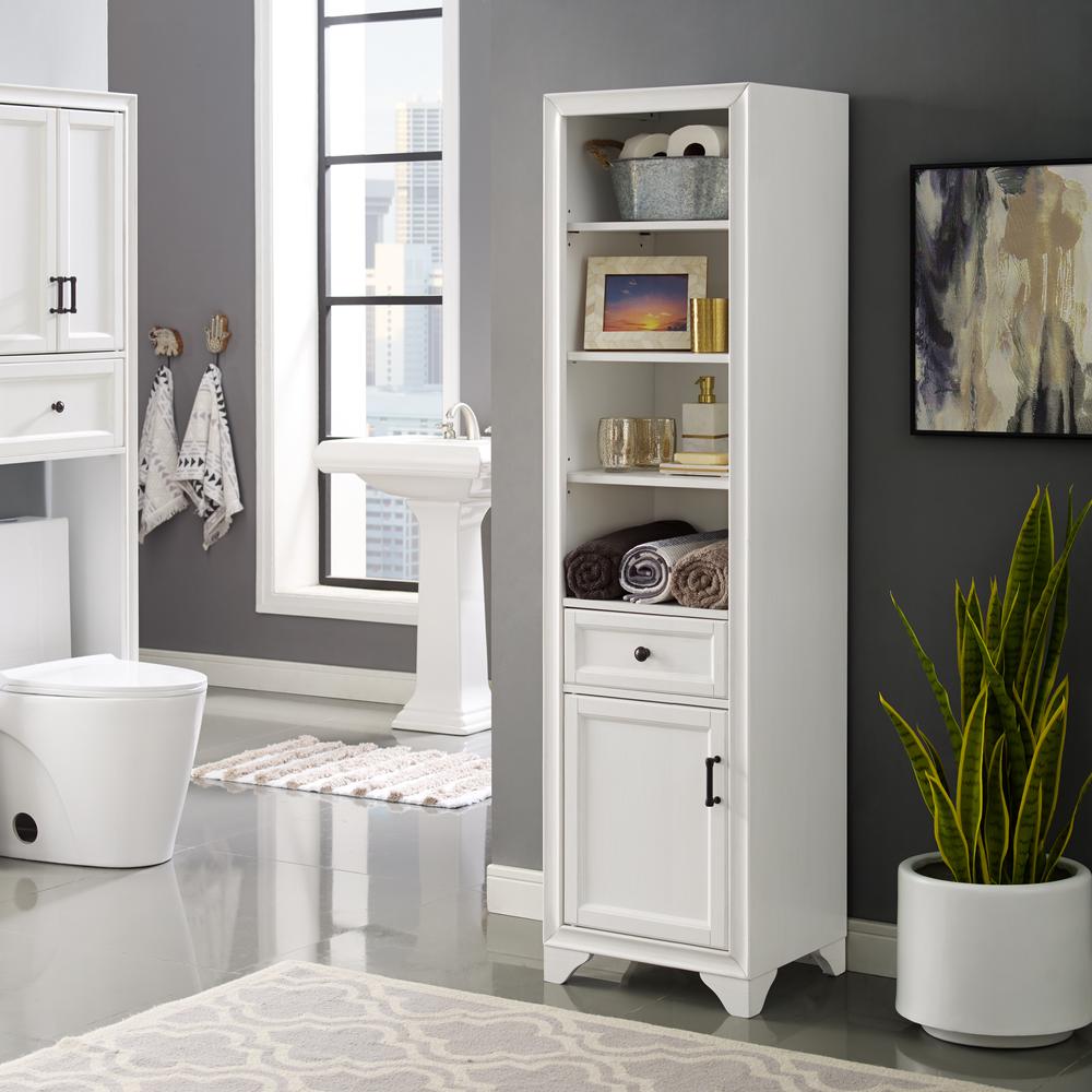 Tara Linen Cabinet White