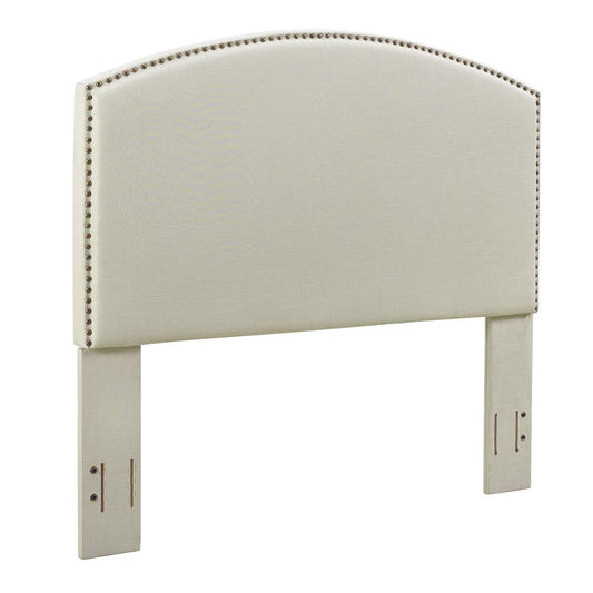 Cassie Upholstered Full/Queen Headboard Creme