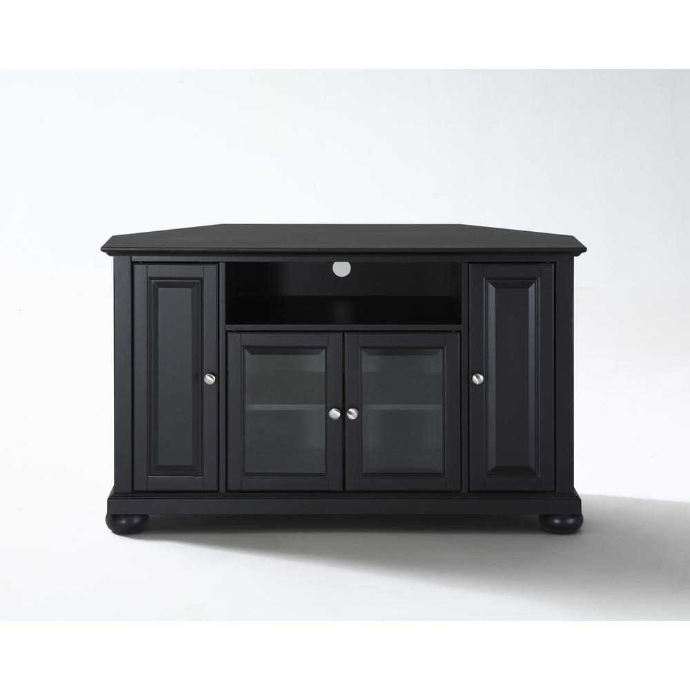 Alexandria 48" Corner Tv Stand Black