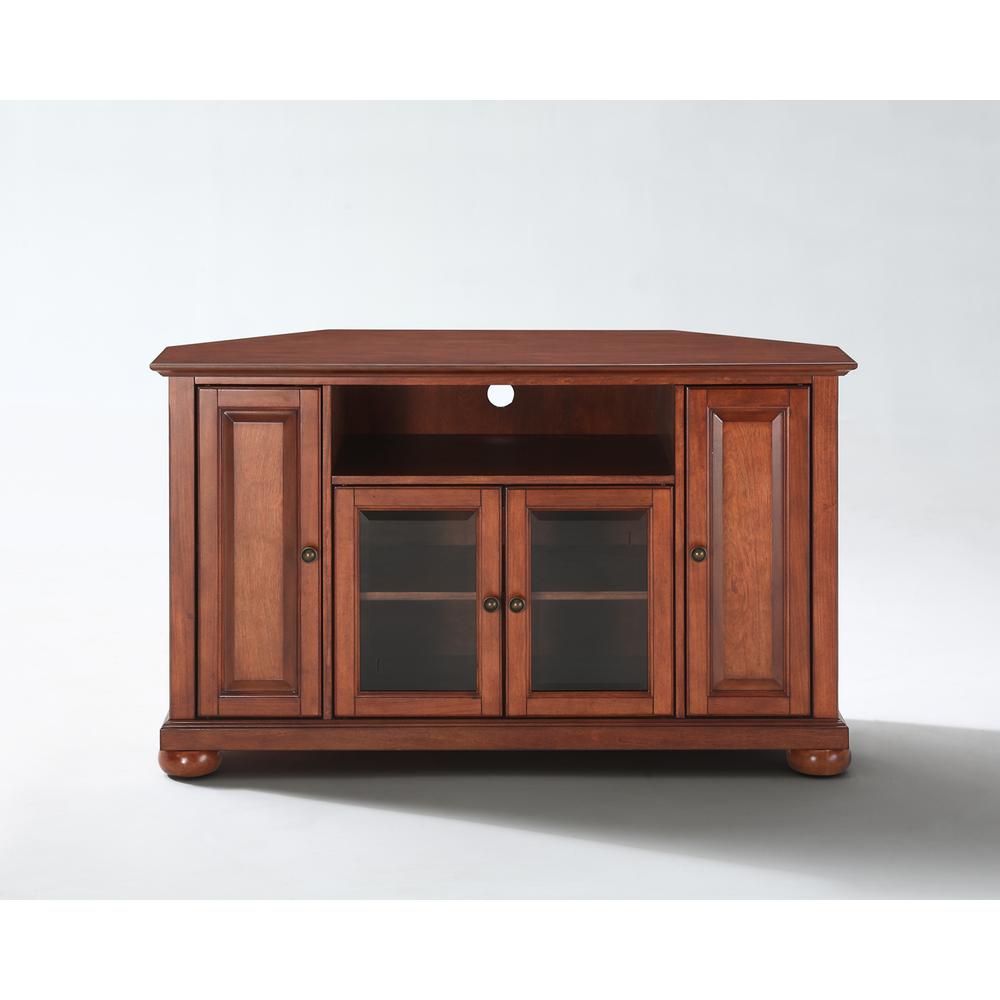 Alexandria 48" Corner Tv Stand Cherry