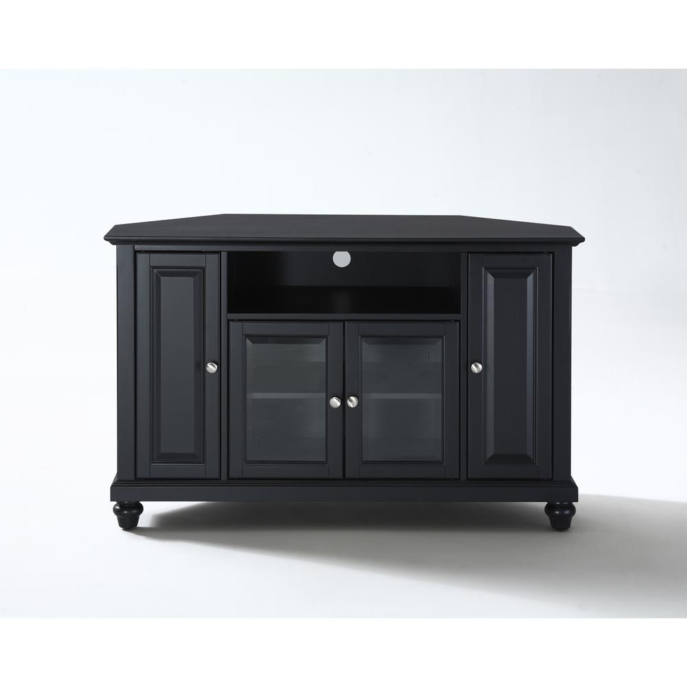 Cambridge 48" Corner Tv Stand Black