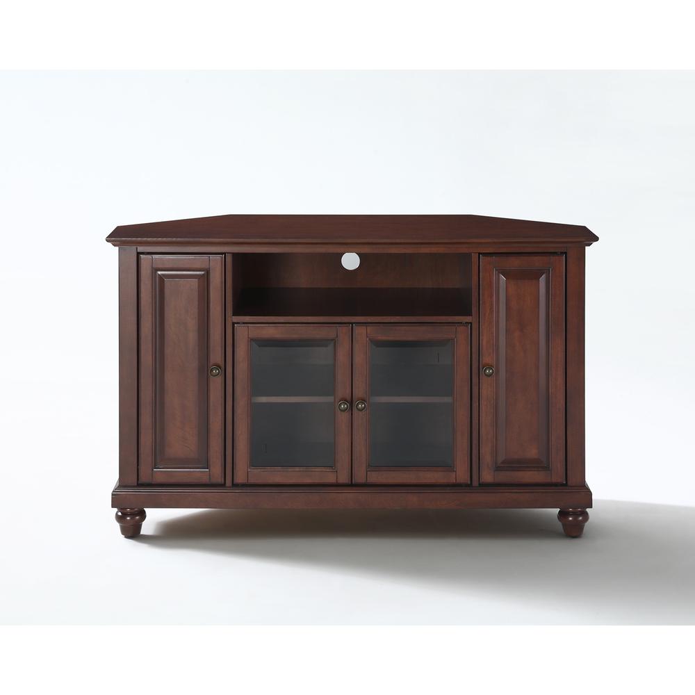 Cambridge 48" Corner Tv Stand Mahogany