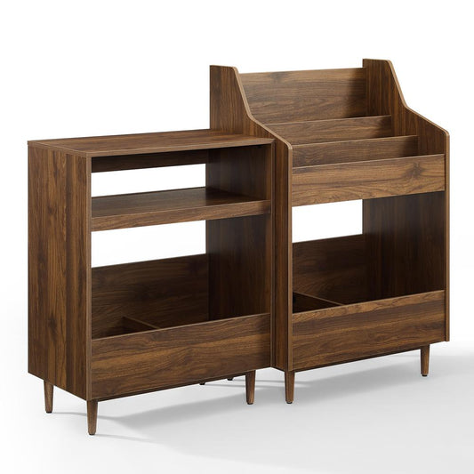 Liam 2Pc Record Player Stand And Vinyl Storage Set