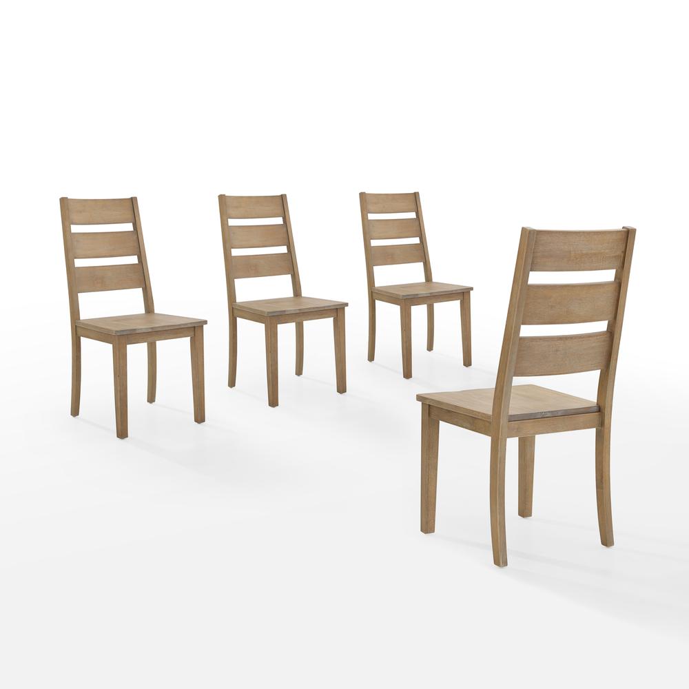 Joanna 4-Piece Ladder Back Dining Chair Set