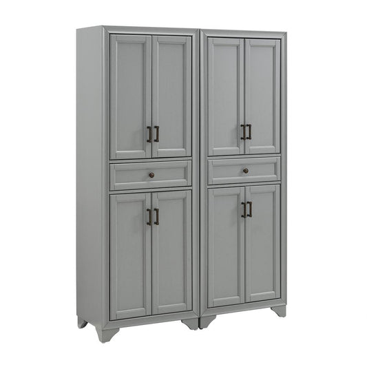 Tara 2Pc Pantry Set Distressed Gray - 2 Pantries