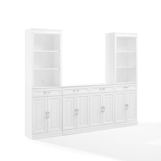 Stanton 3-Piece Sideboard And Storage Bookcase Set