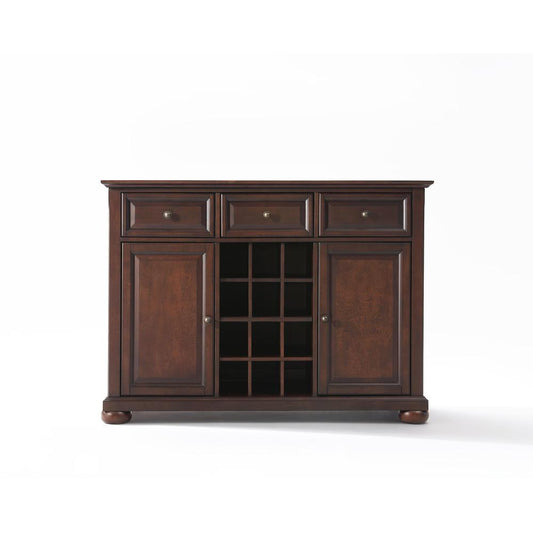 Alexandria Sideboard Cabinet W/Wine Storage Mahogany