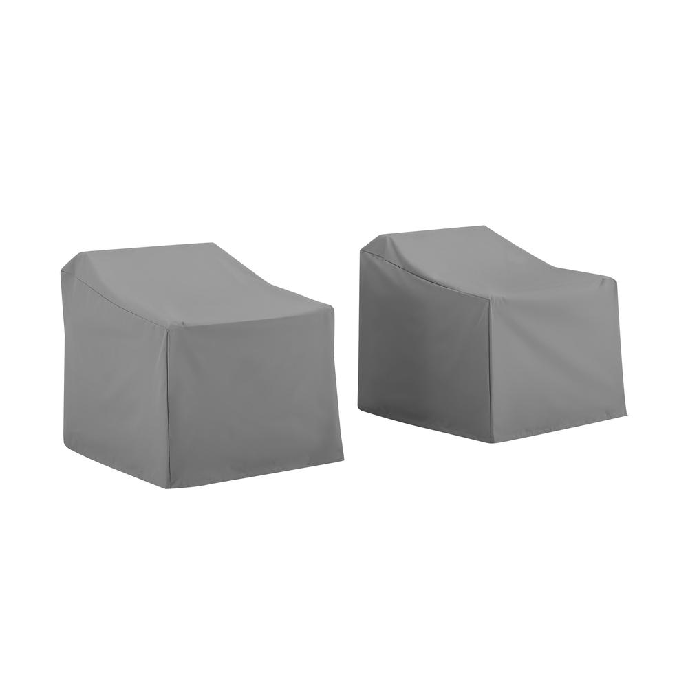 2Pc Furniture Cover Set Gray - 2 Chairs