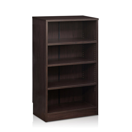 Indo  4-Tier Accessories Storage Shelf, Espresso