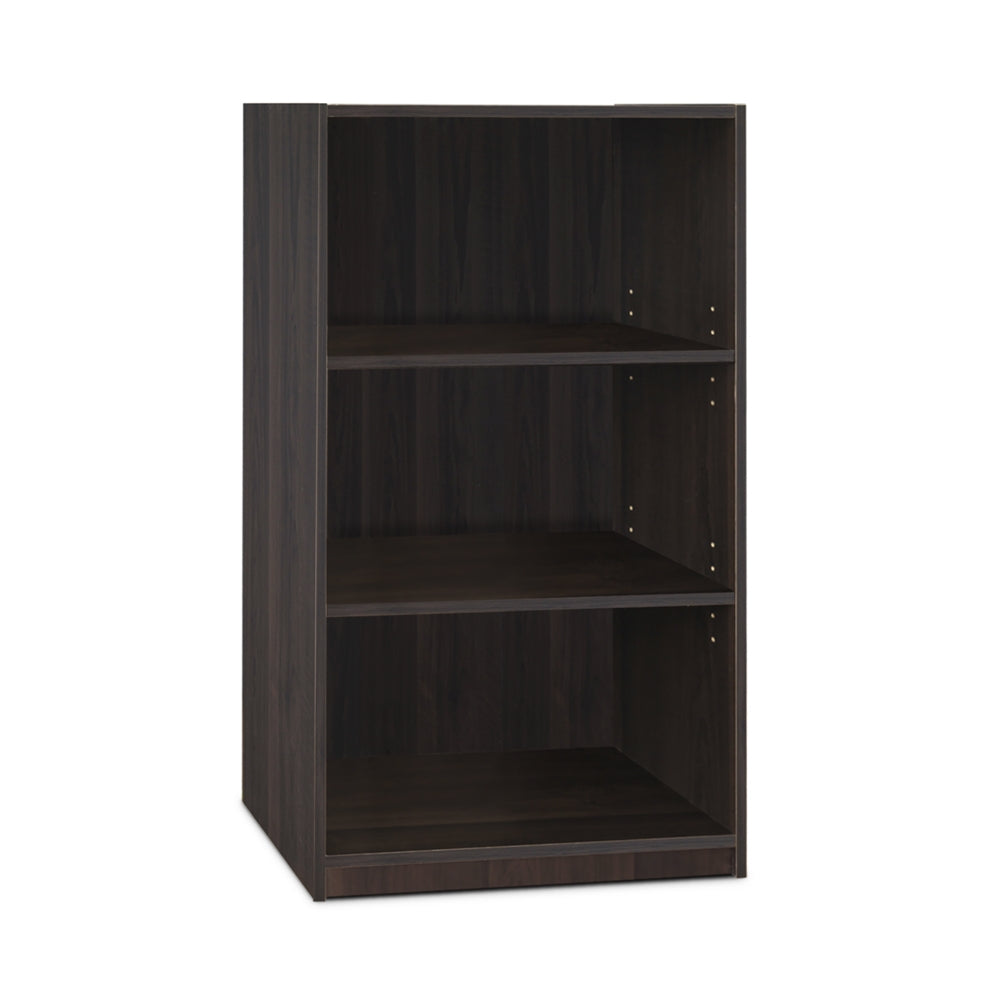 JAYA Simple Home 3-Shelf Bookcase, CC Espresso