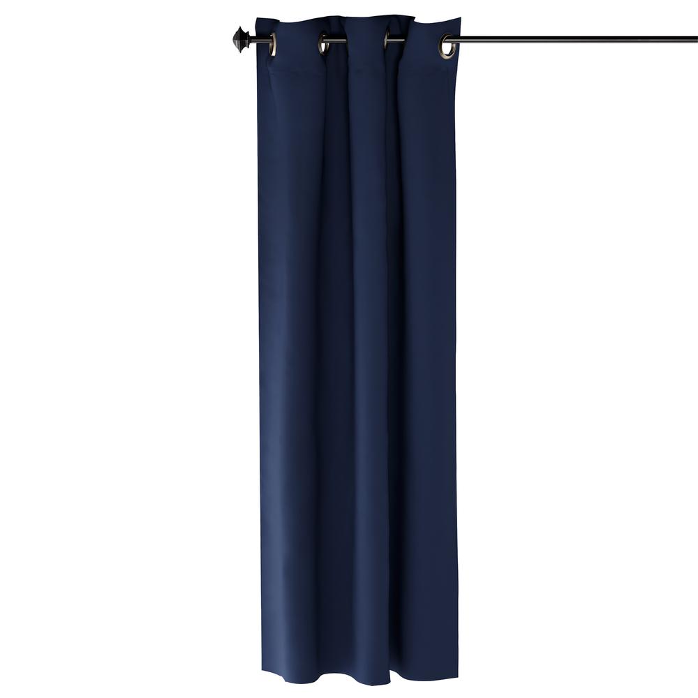 Furinno Collins Blackout Curtain 42x63 in. 1 Panel, Dark Blue