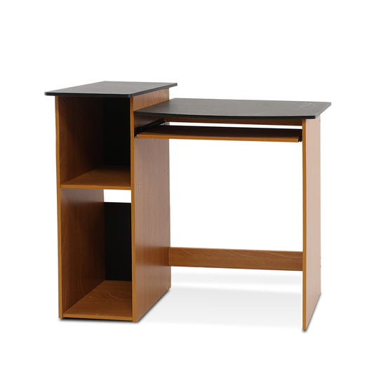 Econ Multipurpose Computer Writing Desk, Light Cherry/Black