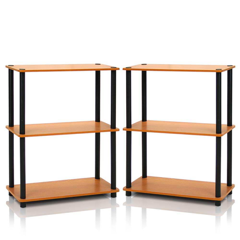 Turn-N-Tube 3-Tier Compact Multipurpose Shelf, Set of 2