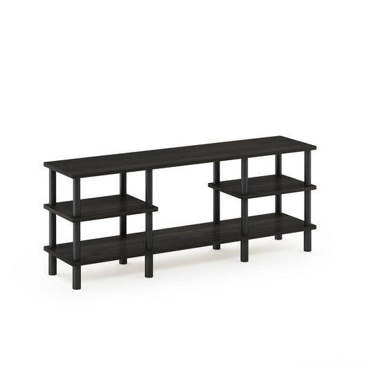 Furinno Turn-N-Tube 3-Tier Multipurpose Wide Shelf, Espresso/Black