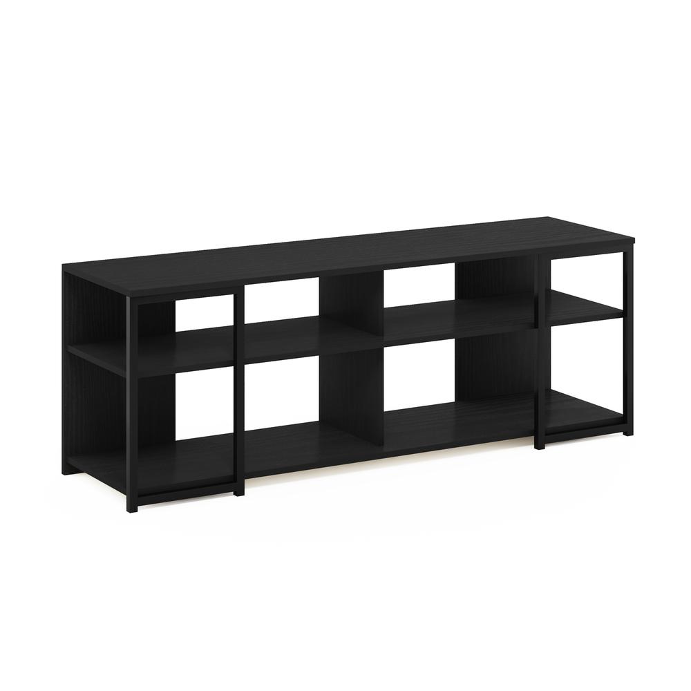 Furinno Camnus Modern Living TV Stand for TVs up to 65 Inch, Americano/Black