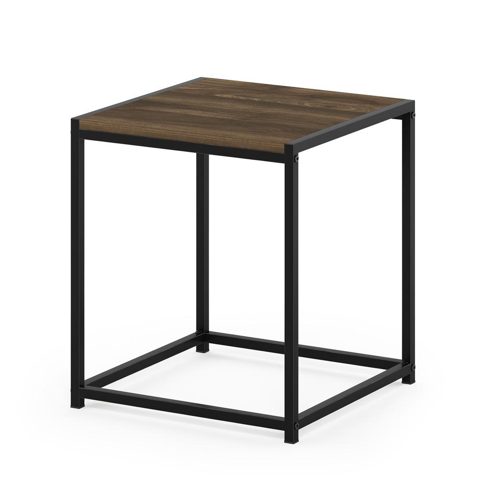 Furinno Camnus Modern Living End Table, Columbia Walnut