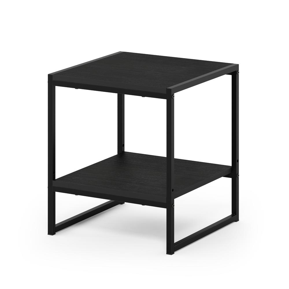 Furinno Camnus Modern Living 2-Tier End Table, Americano