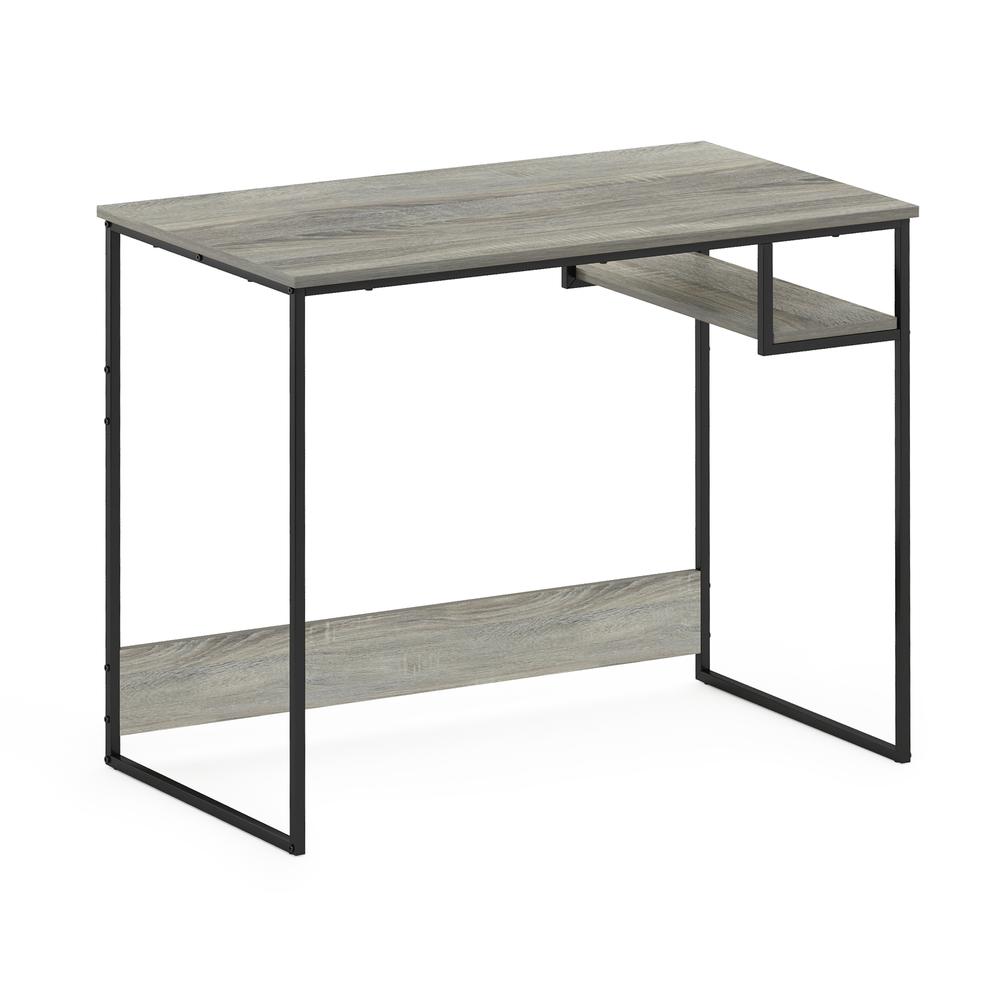 Furinno Moretti Modern Lifestyle Study Desk, 35, French Oak Grey