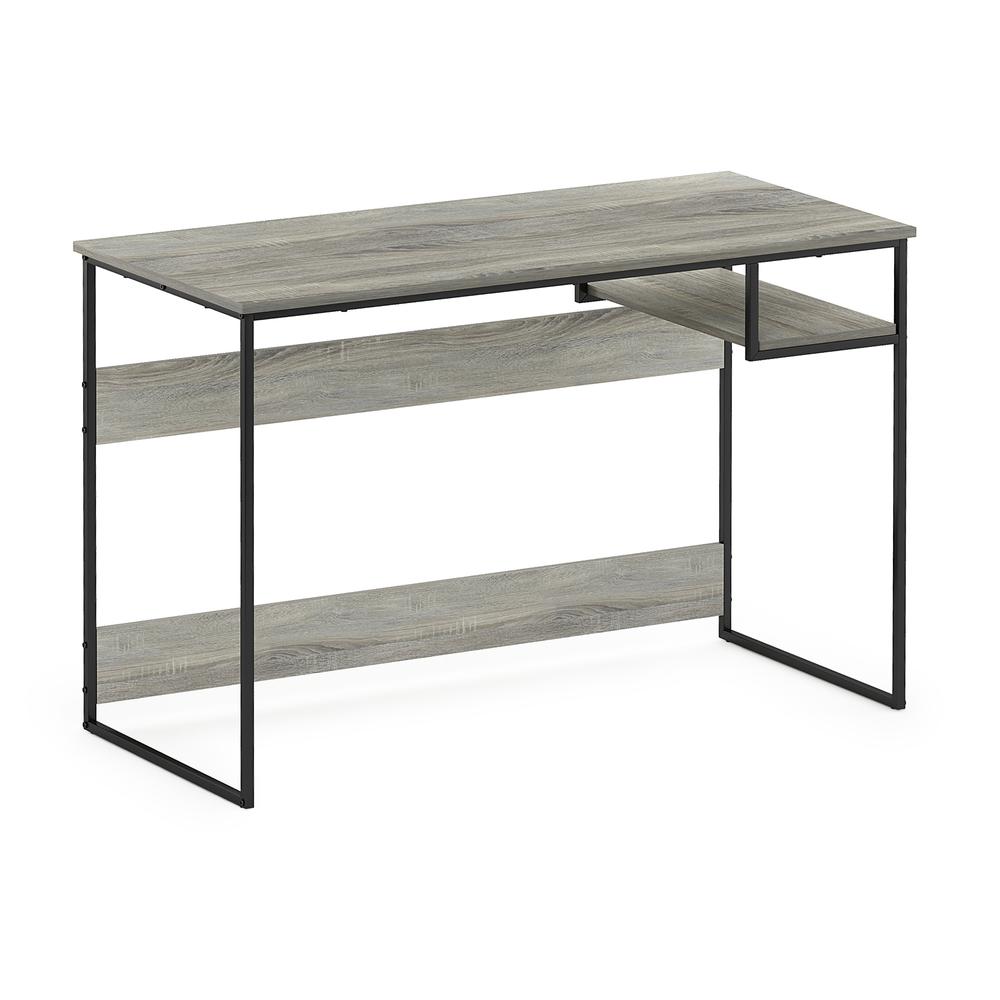 Furinno Moretti Modern Lifestyle Study Desk, 45, French Oak Grey