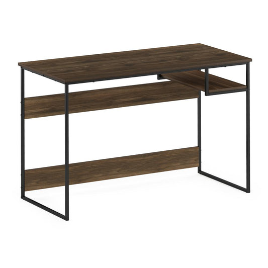 Furinno Moretti Modern Lifestyle Study Desk, 45, Columbia Walnut