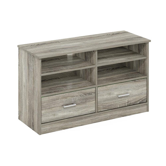 Furinno Jensen TV Stand with Drawer, French Oak