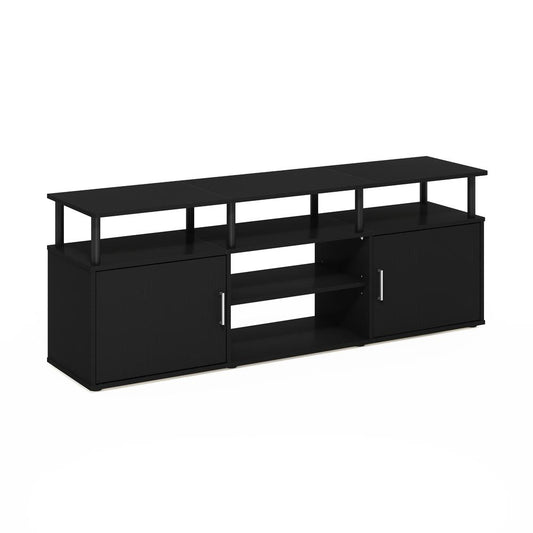 Furinno Jensen TV Stand for TV up to 70 Inch, Americano/Black