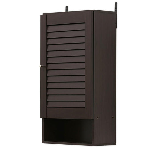 Furinno Indo Wide Wall Cabinet, Espresso 16072EX