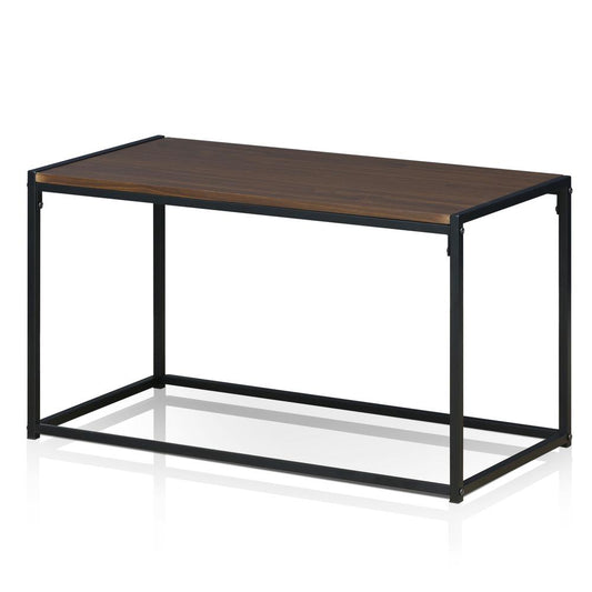 Furinno Modern Coffee Table, Dark Walnut