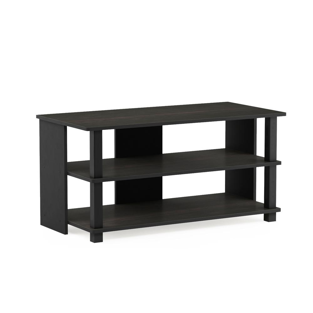 Sully 3-Tier TV Stand for TV up to 40, Espresso/Black, 17076EX/BK