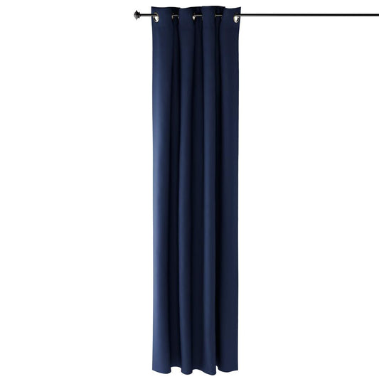 Furinno Collins Blackout Curtain 52x95 in. 2 Panels, Dark Blue