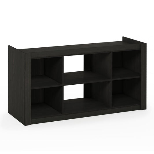 Furinno Fowler Multipurpose TV Stand Bookshelves, Espresso