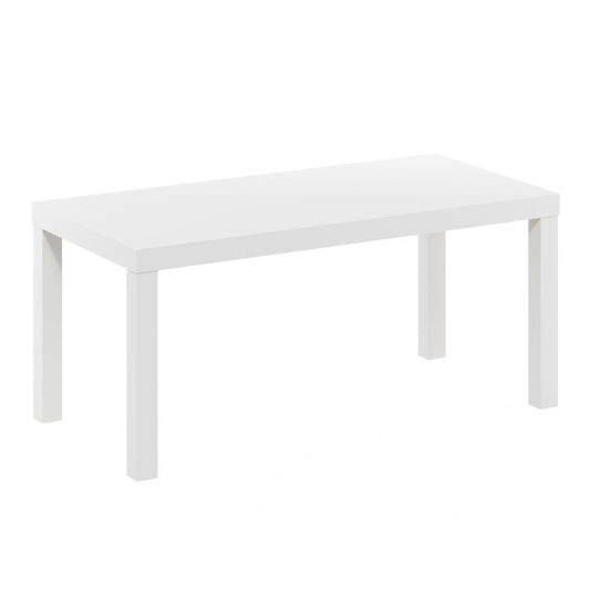 Furinno Classic Simple Coffee Table for Living Room, White