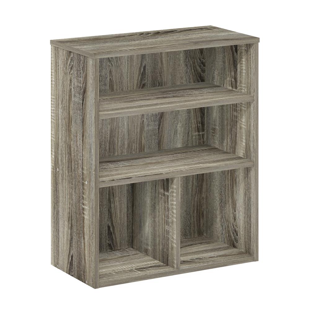 Pasir 3 Tier Display Bookcase, French Oak