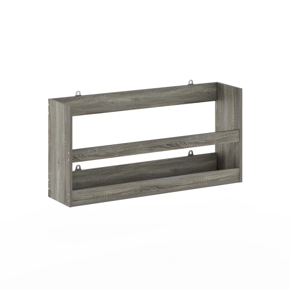 Furinno Hermite Multipurpose Wall Mounting Storage Shelf, French Oak