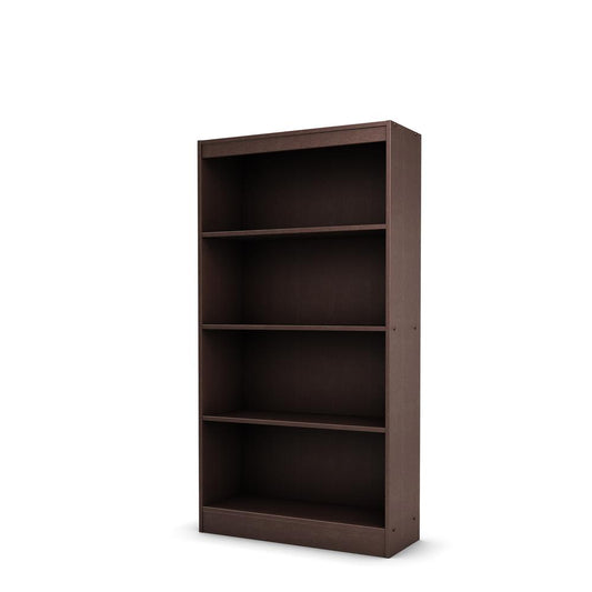 South Shore Axess 4-Shelf Bookcase, Chocolate