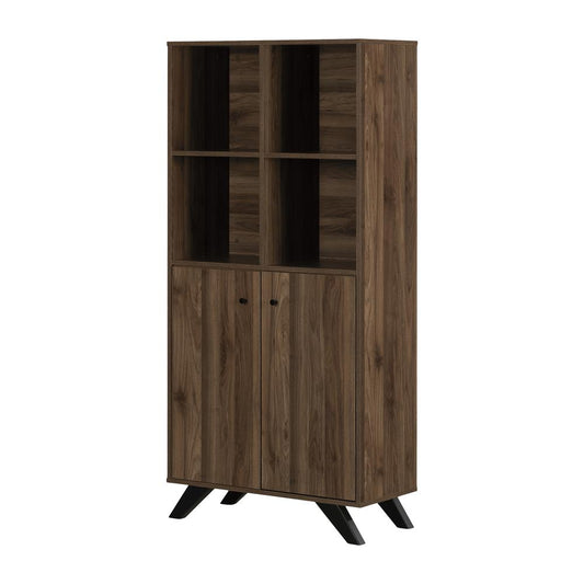 Helsy Storage Unit, Natural Walnut