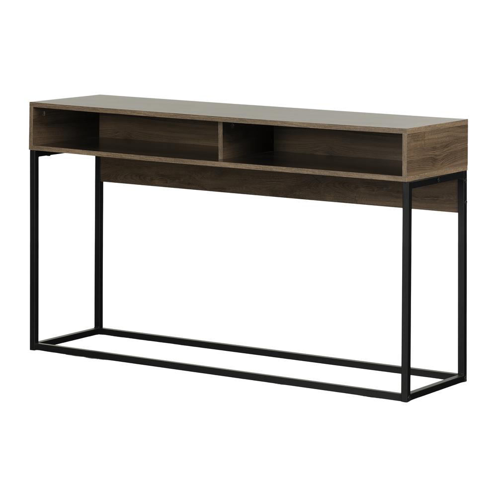 Mezzy Console Table, Brown Walnut