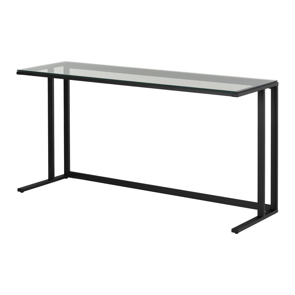 City Life Computer Desk, Pure Black