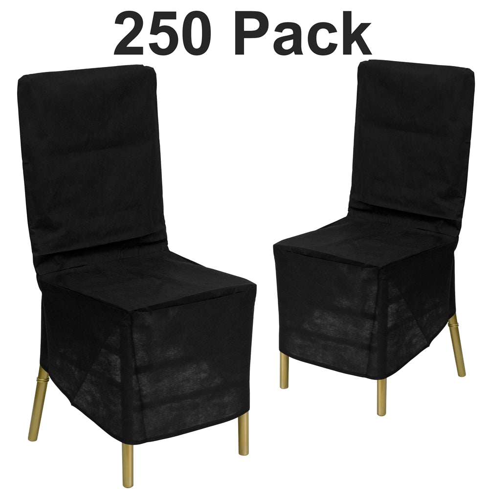 250 Pk. Black Fabric Chiavari Chair Storage Cover