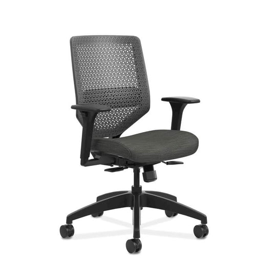 HON Solve Mid Back Task Chair | Reactiv Back | Ink Fabric