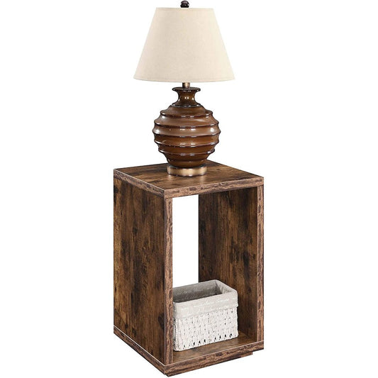 Northfield Admiral End Table with Shelf, Barnwood