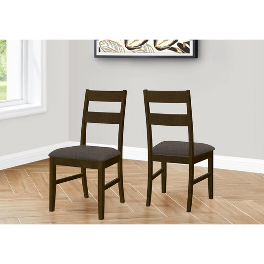 "Dining Chair 37"" Height Set Of 2 Upholstered Side Dining Room