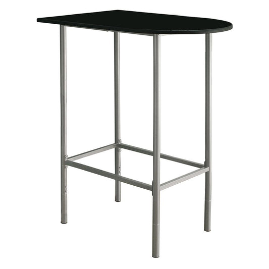 HOME BAR - 24"X 36" / BLACK / SILVER METAL SPACESAVER